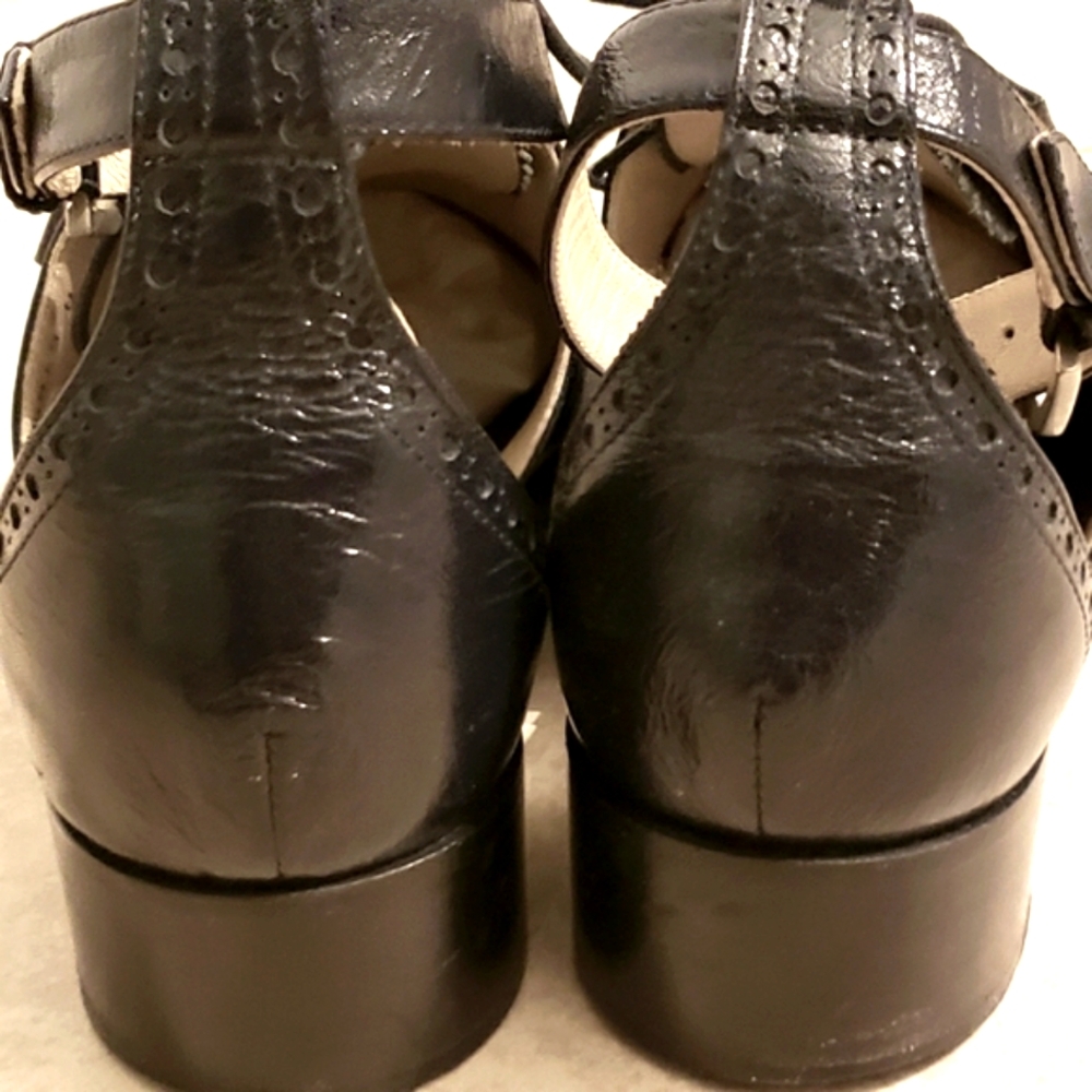 Chanel leather ankle strap loafers - Picture 7 of 15